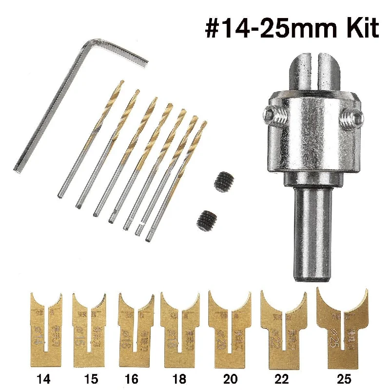 Drillpro Wooden Bead Maker Beads Drill Bit Milling Cutter Set Molding Tool Beads Router Bit Woodworking Tool Kit