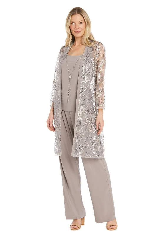 TightweaveR&M Richards 3140 Long Beaded Sequin Formal Pantsuit