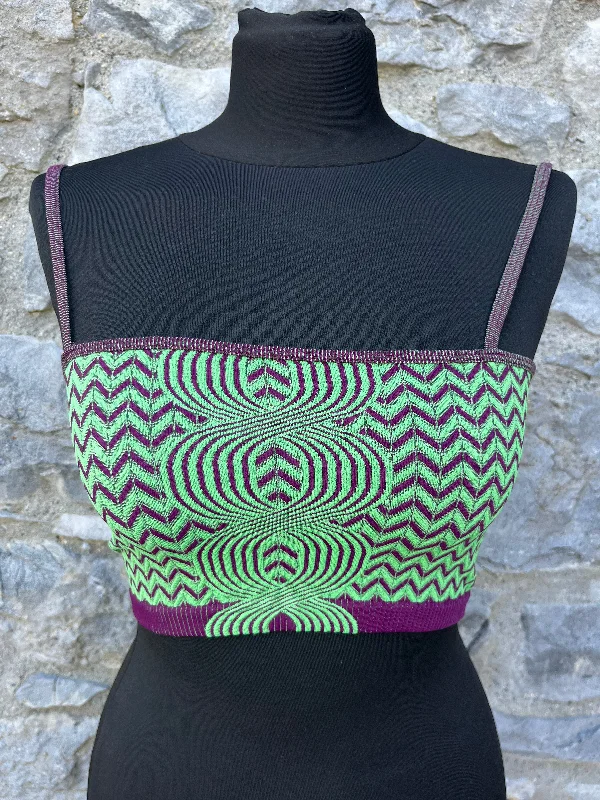 Psychedelic bandeau top uk 4-8Croptopstyle