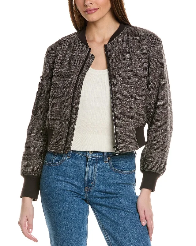 Kenneth Cole Cropped Bomber JacketCroptopblockchain