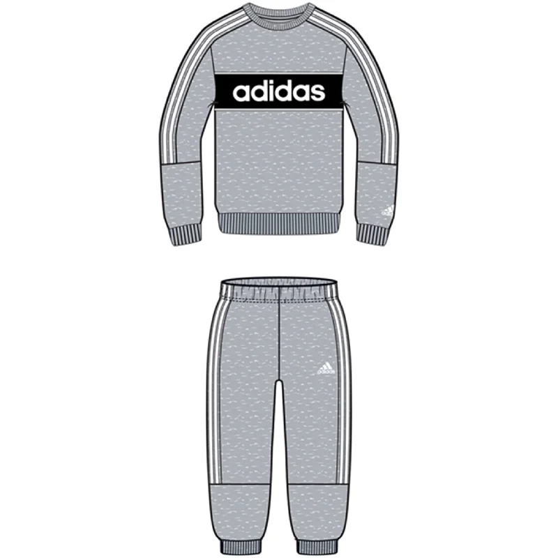 adidas Light Grey Heather Sweat Set