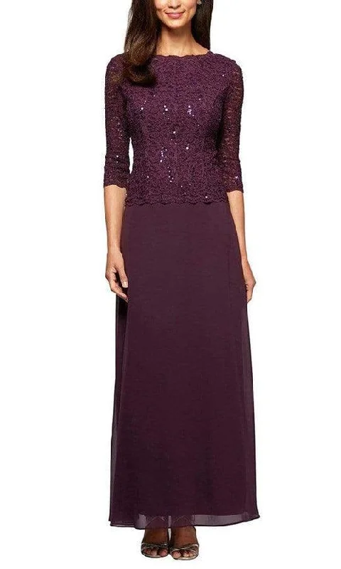 TightplanAlex Evenings AE112318 Deep Plum 10 Sale