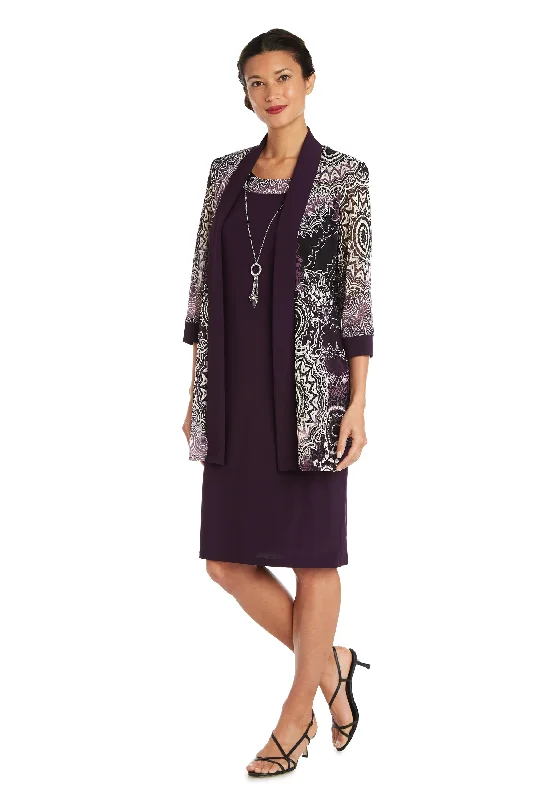 TightyogaR&M Richards 7883P Short Mother of the Bride Petite Jacket Dress