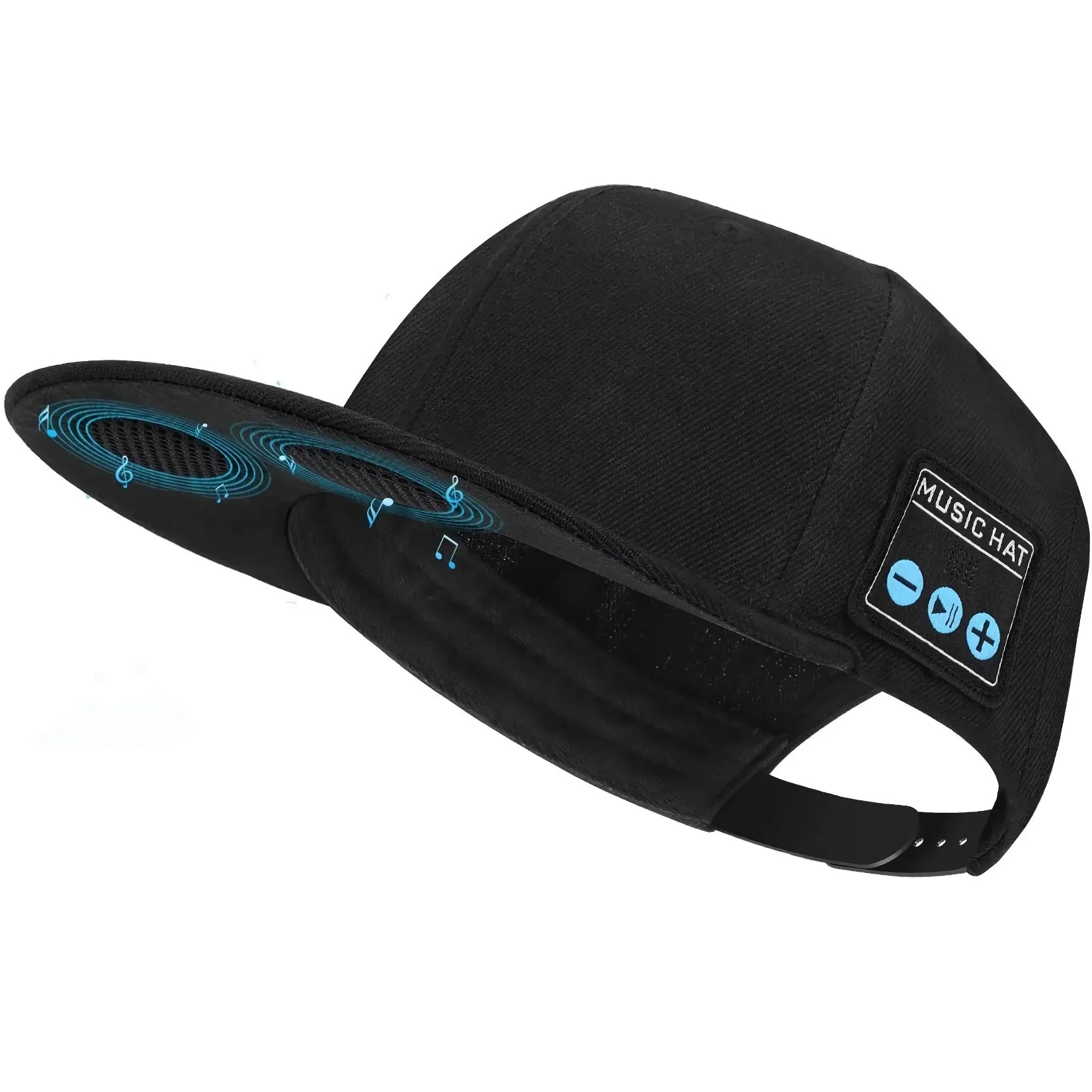 Bluetooth Speaker Hat with Built-In MicrophoneCroptoptexture