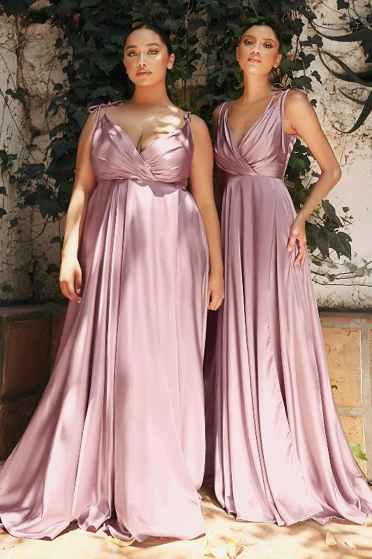 TightsockCinderella Divine BD105 Long Prom Formal Evening Gown Mauve