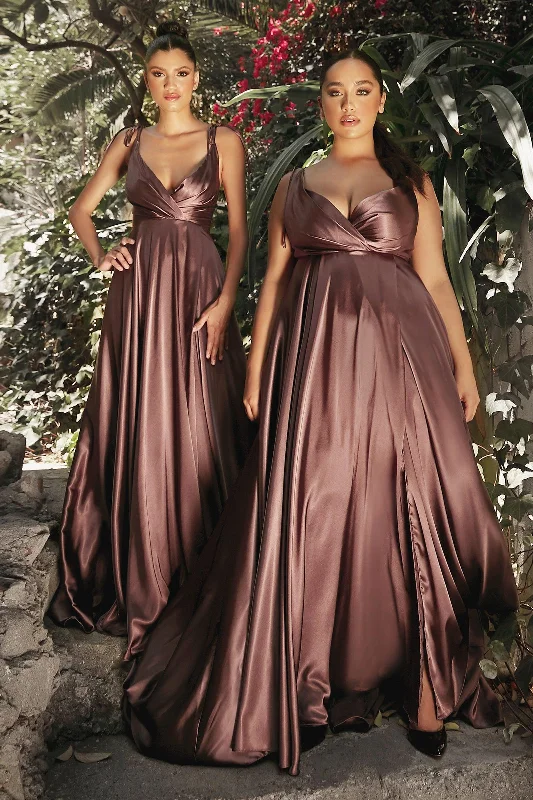 TightbeltCinderella Divine BD105 Long Prom Formal Evening Gown Mahogany