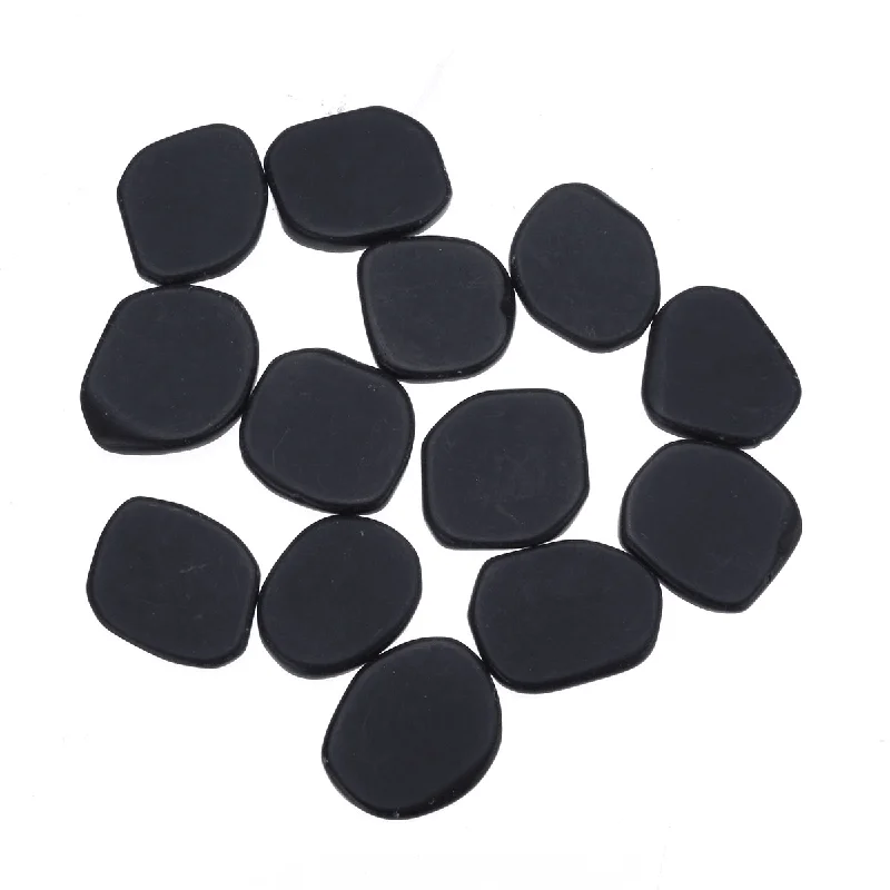 13Pcs Black Jasper Runes Gemstone Power Stones Rune Set Symbols Healing Crystals