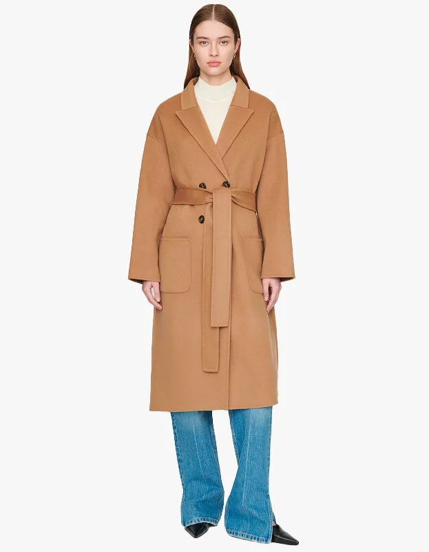 Logo JacketsDylan Coat - Camel Cashmere Blend