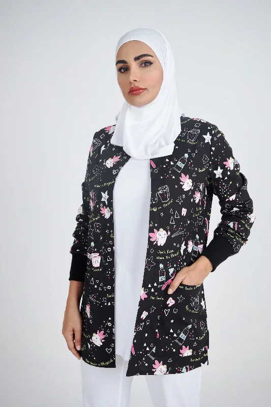 Luxury JacketsDental Printed Scrub Jacket