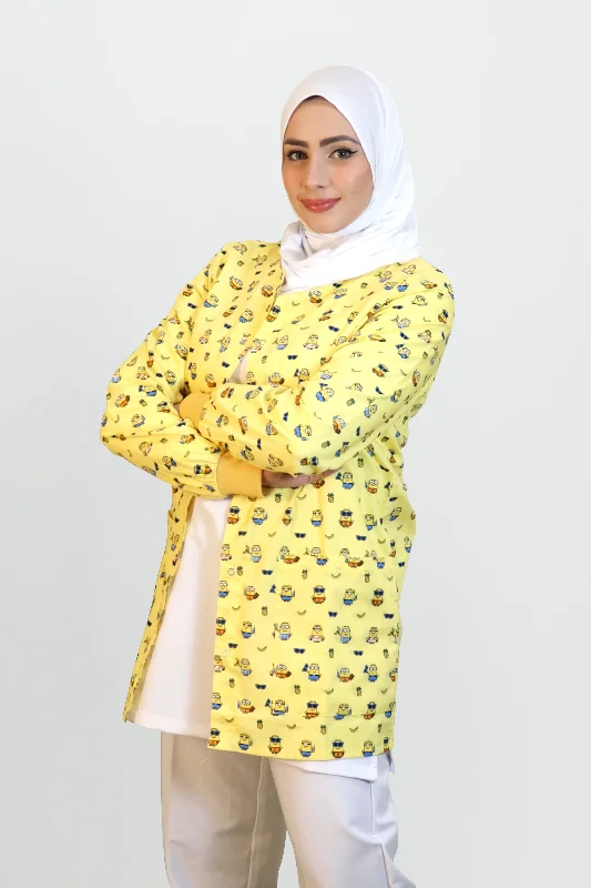 Branded JacketsMinions Printed Scrub Jacket