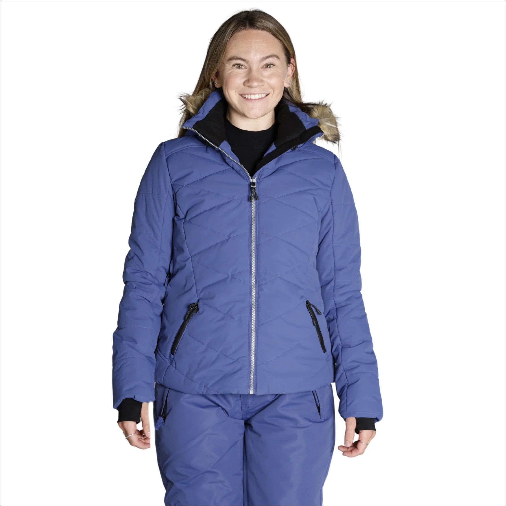 Track JacketsSnow Country Outerwear Womens S-XL Vail Down Alternative Winter Snow Ski Jacket Coat