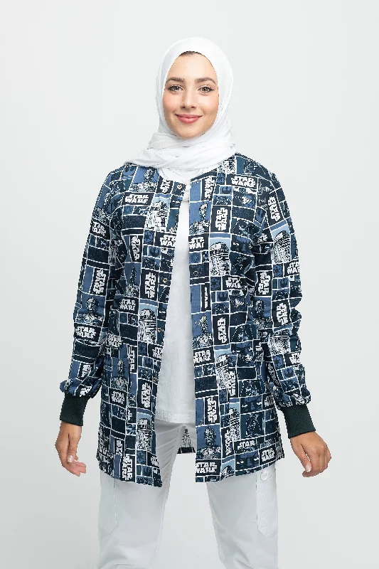 Motorcycle JacketsStar Wars Printed Scrub Jacket