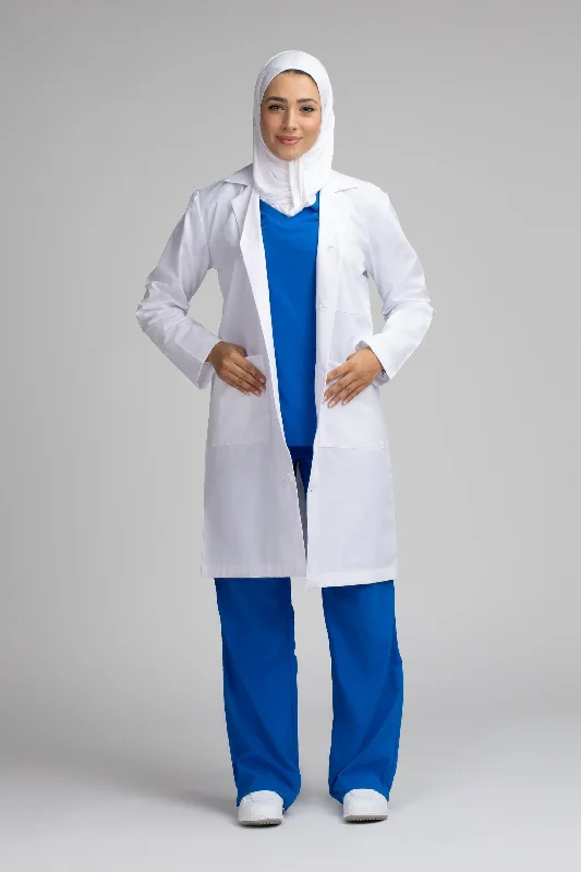 Hooded JacketsUnisex Long Jacket / Labcoat - SC 101C White