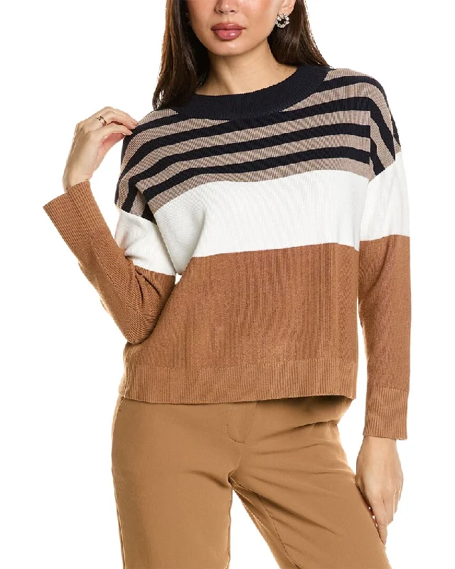 Cycling Knit TopsAdrianna Papell Dropped-Shoulder Sweater