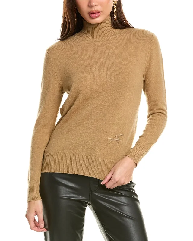 Plush Knit TopsAlberta Ferretti Wool & Cashmere-Blend Sweater