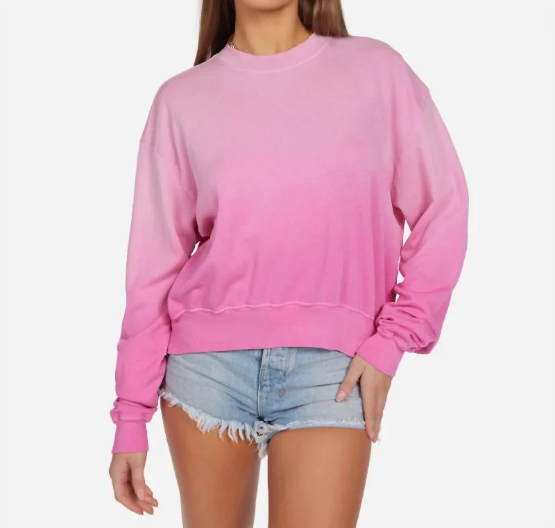 Fall Knit TopsExon Sweatshirt In Faded Pink