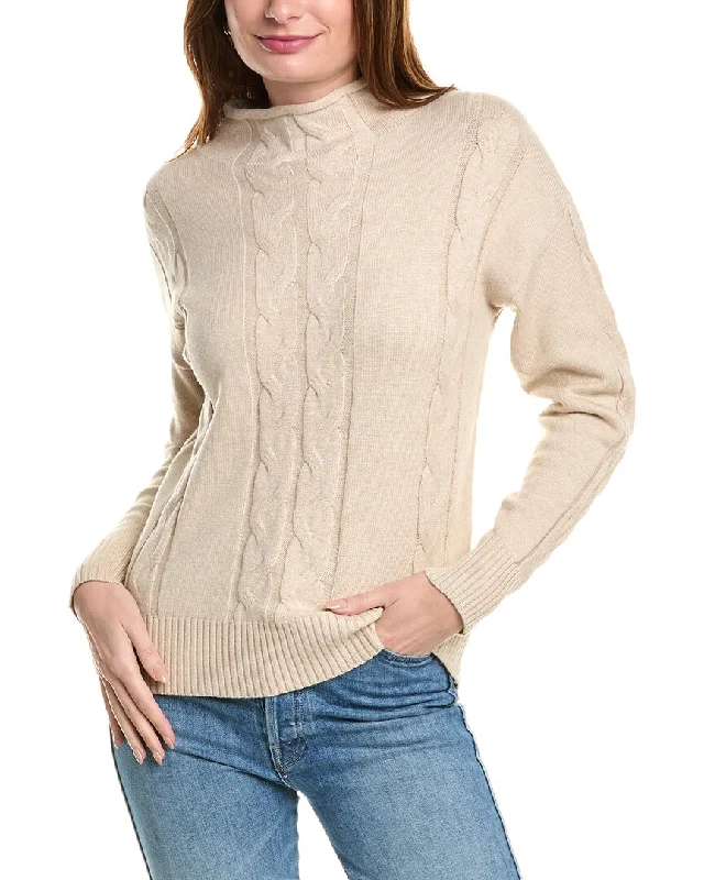 Sequined Knit TopsFATE Cable Sweater