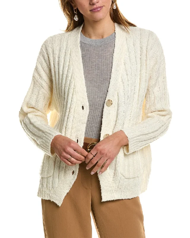 Designer Knit TopsReiss Annie Relaxed Wool-Blend Cardigan