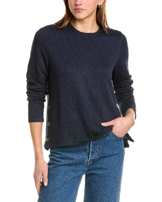 Designer Knit TopsSol Angeles Brushed Boucle Pullover