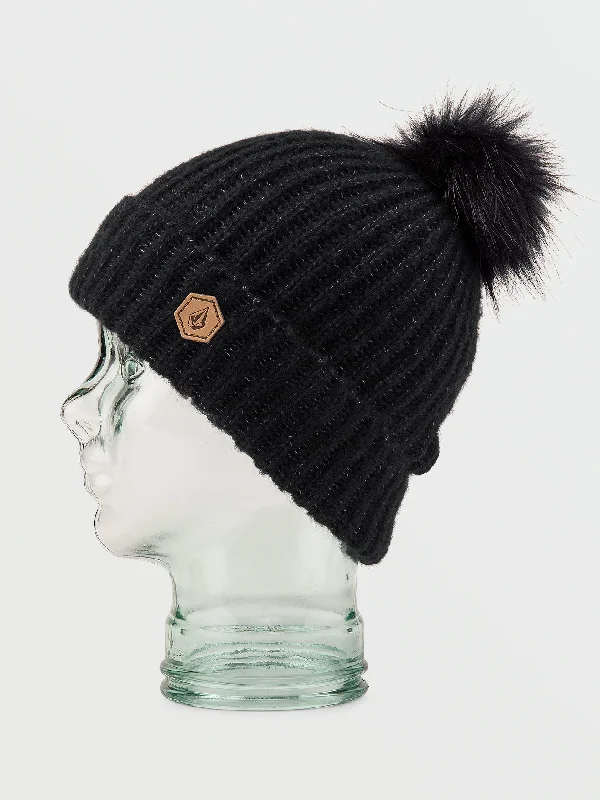 Band Merch Knit TopsWomens V.Co Lyra Beanie - Black