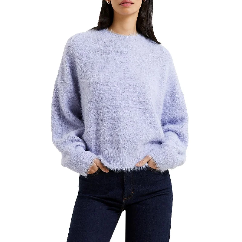 Cable Knit TopsWomens Cozy Crewneck Pullover Sweater