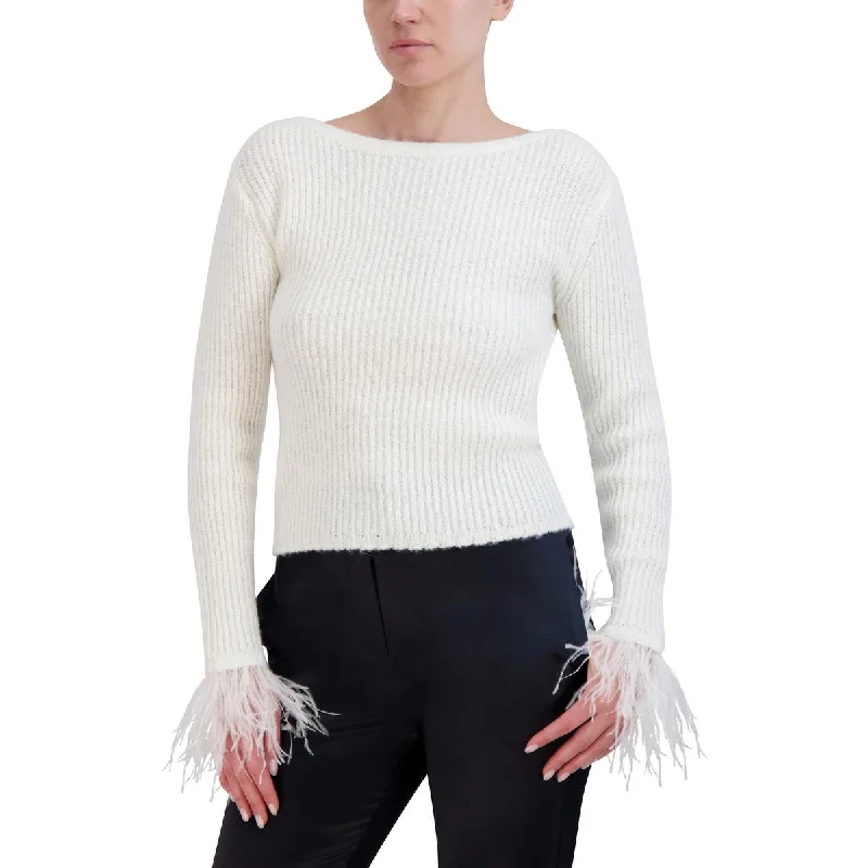 Fishing Knit TopsWomens Ribbed Knit Pullover Sweater