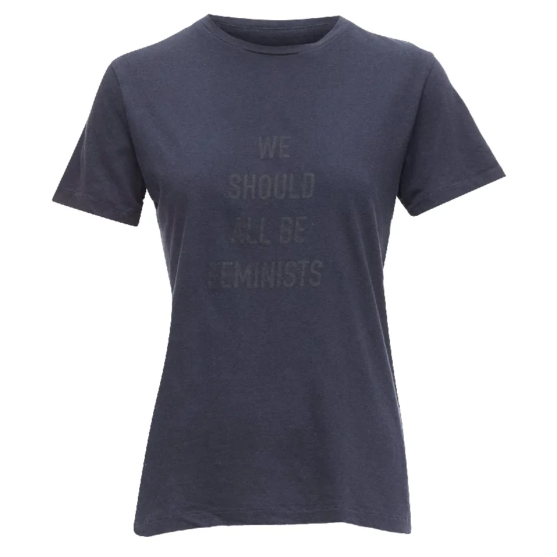 Christian Dior We Should All Be Feminists Washed Cotton Linen TshirtStreetwear Shirts