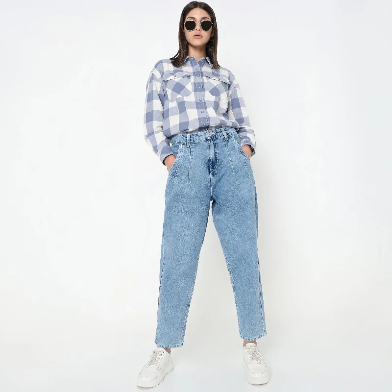 Regular Fit Checkered ShirtGlitter Shirts