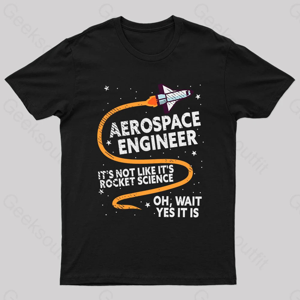 Gradient TeeAerospace Engineer Rocket Geek T-Shirt