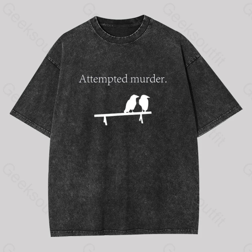 Independent Brand TeeAttempted Murder Washed T-Shirt