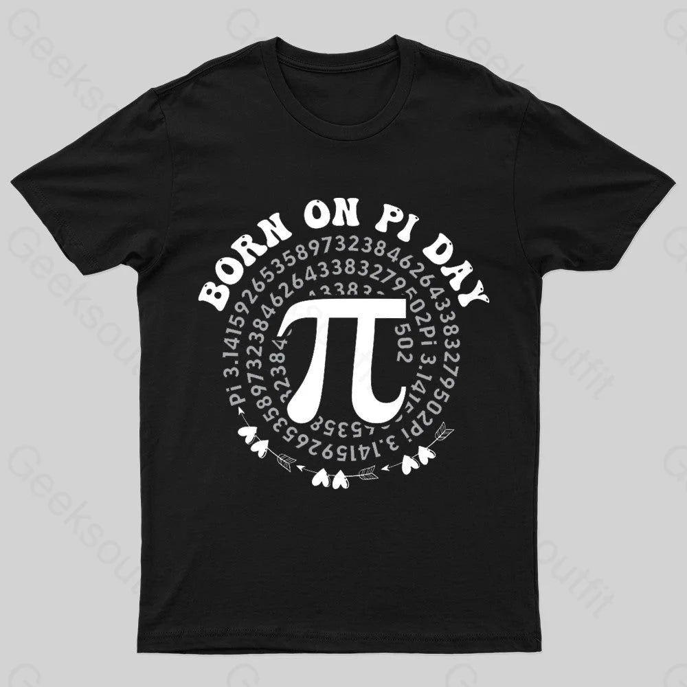 Limited Edition TeeBorn On Pi Day Nerd T-Shirt