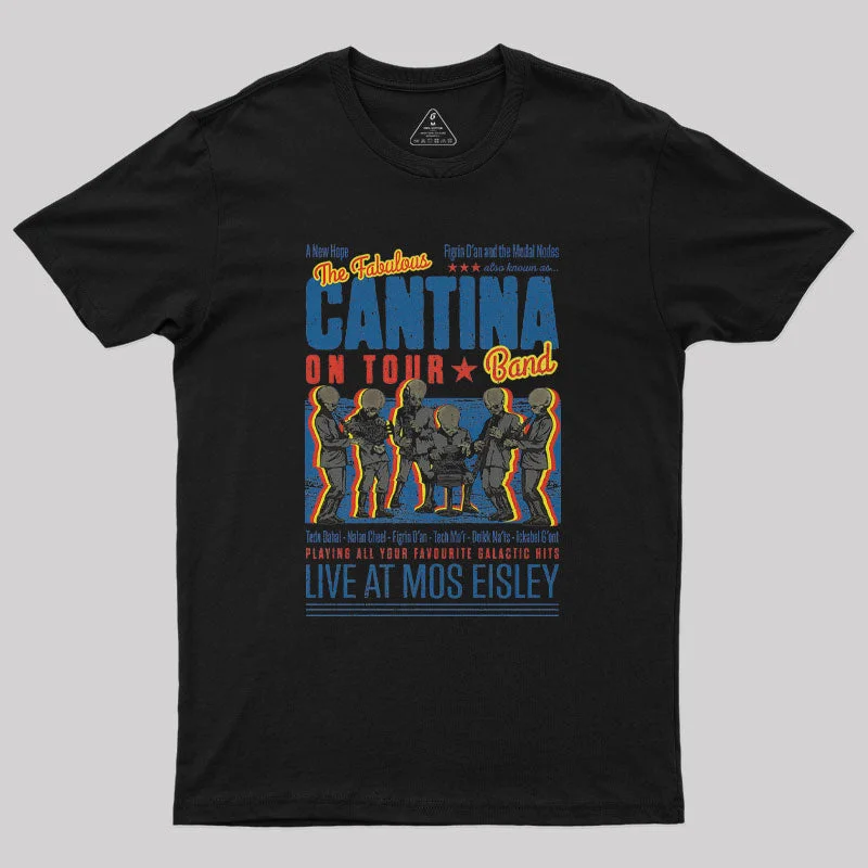 Bow TeeCantina Band Live At Mos Eisley Nerd T-Shirt