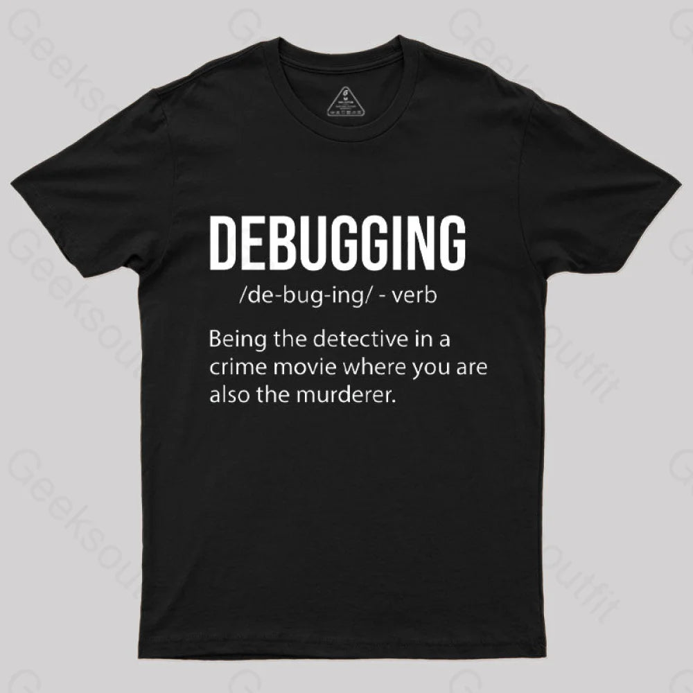 Hip-Hop TeeDebugging Definition Bug Coding T-Shirt