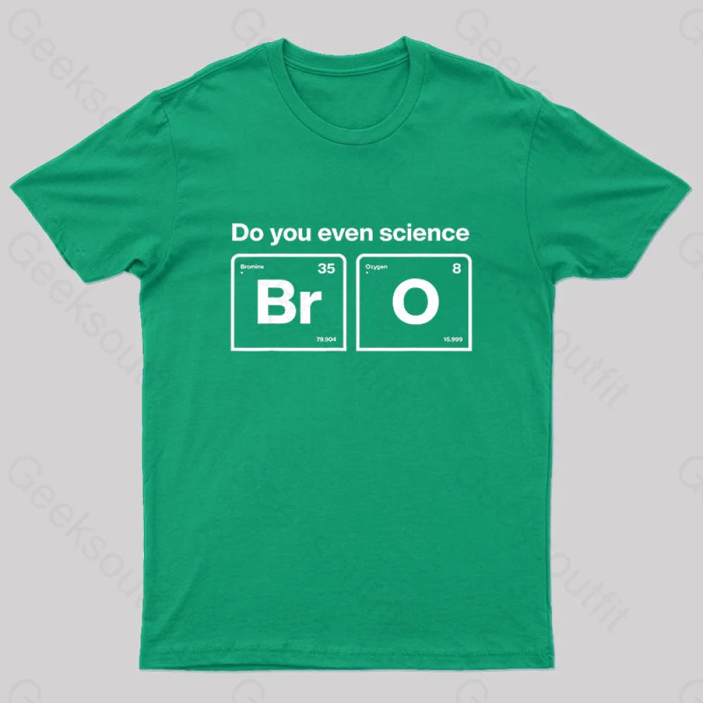 Cropped TeeDo You Even Science Bro Geek T-Shirt