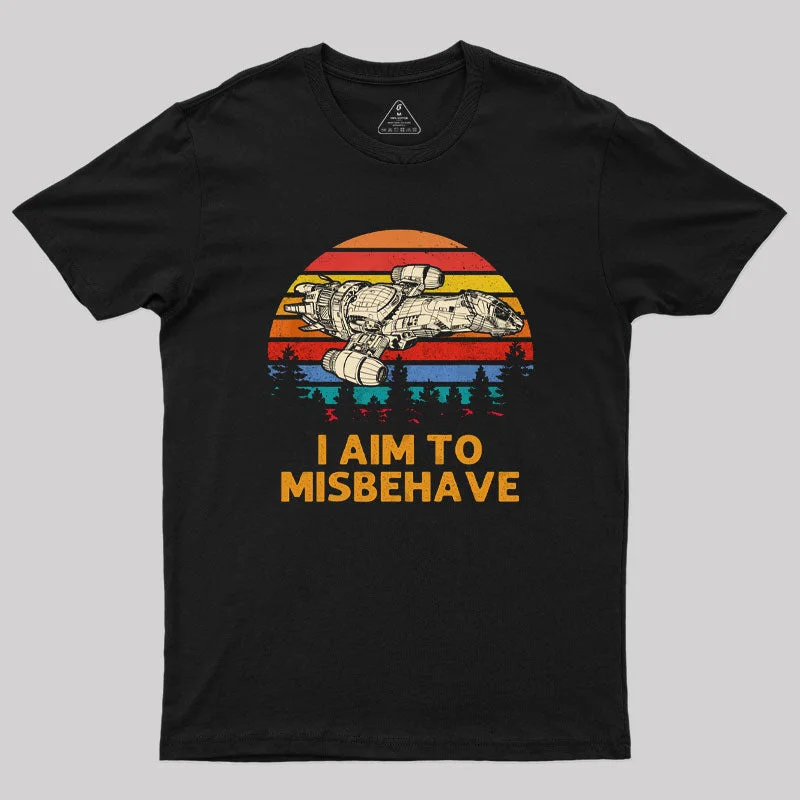 Versatile TeeFirefly I Aim To Misbehave T-Shirt