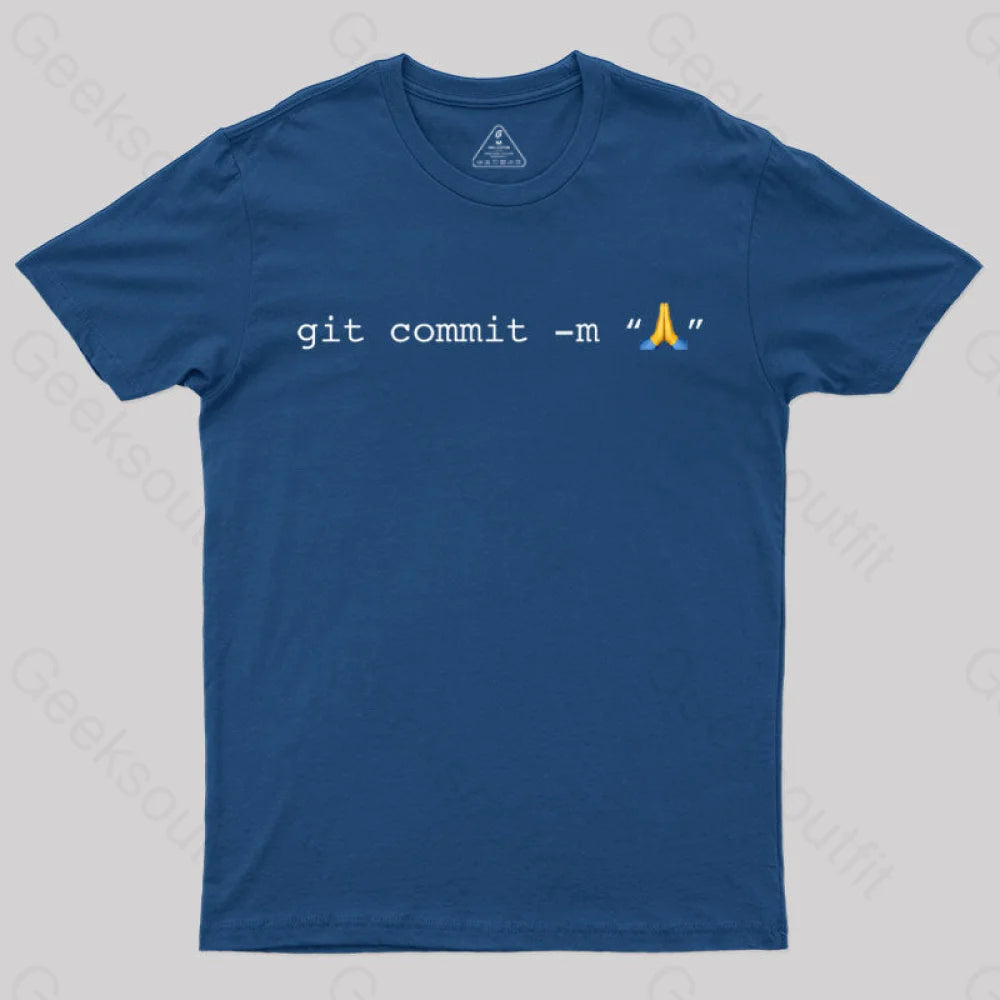 Date Night TeeGit Commit Prayer Hands Emoji Nerd T-Shirt