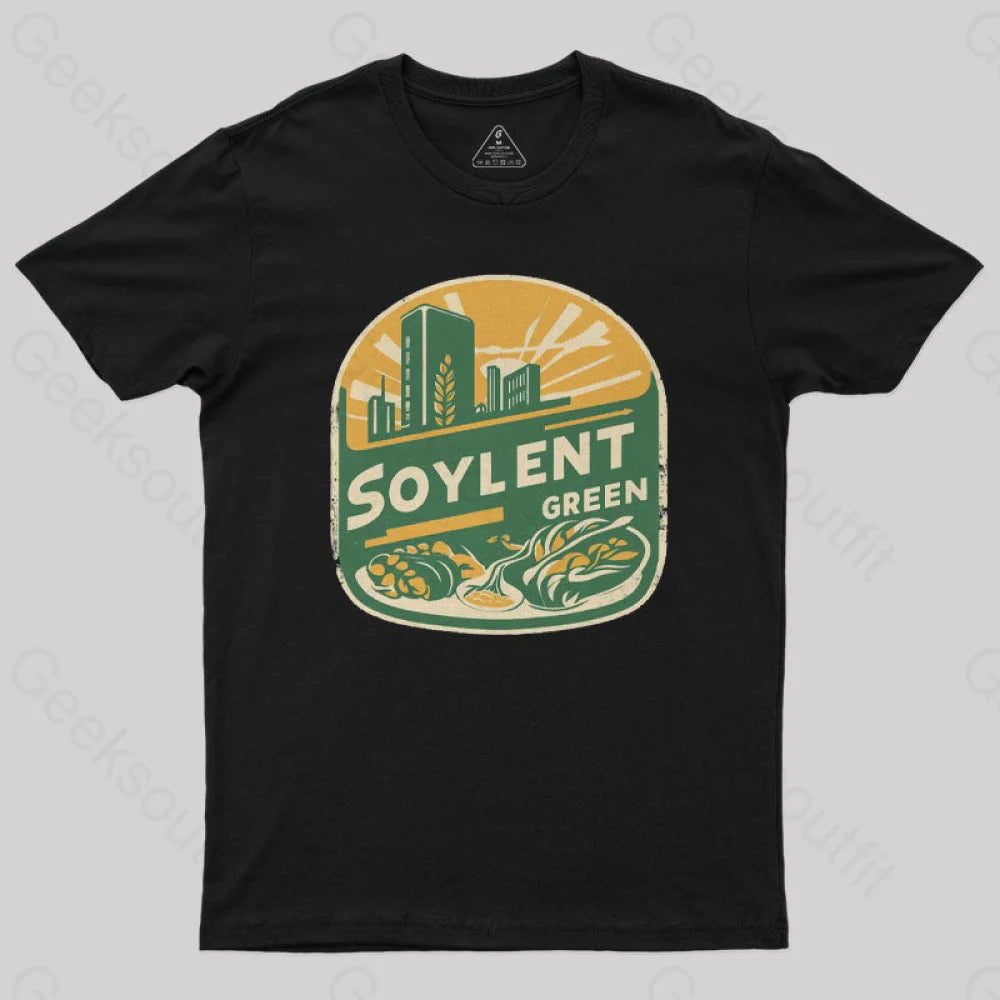 Cotton TeeGreen Horizon Soylent Geek T-Shirt