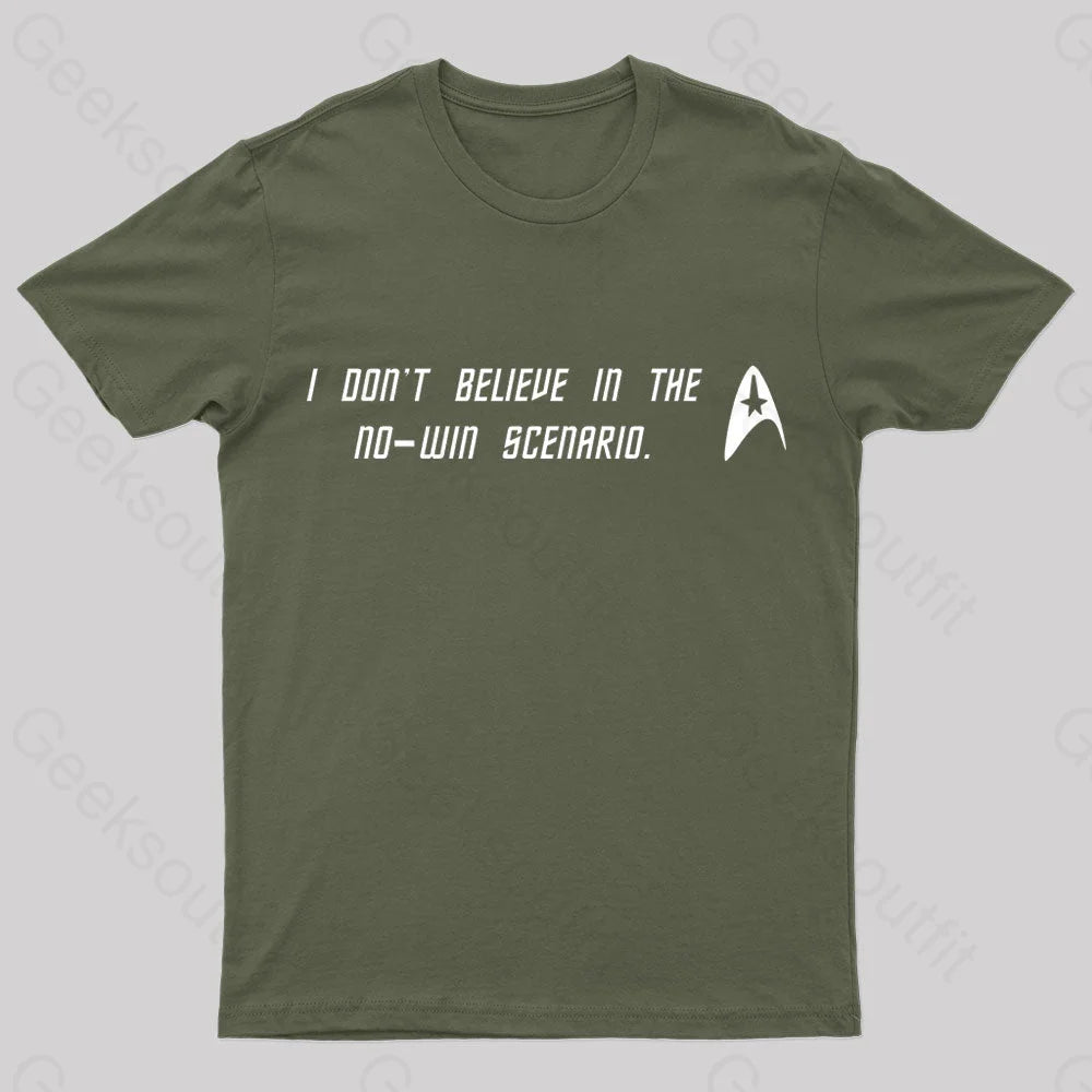 Fringe TeeI Do Not Believe In The No Win Scenario Geek T-Shirt