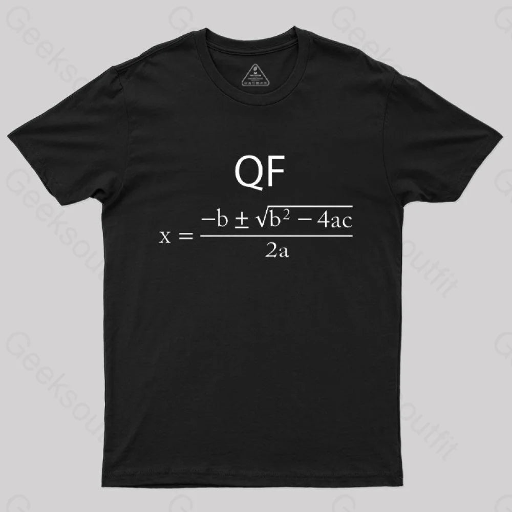 Thermal TeeI Love Math Quadratic Formula T-Shirt