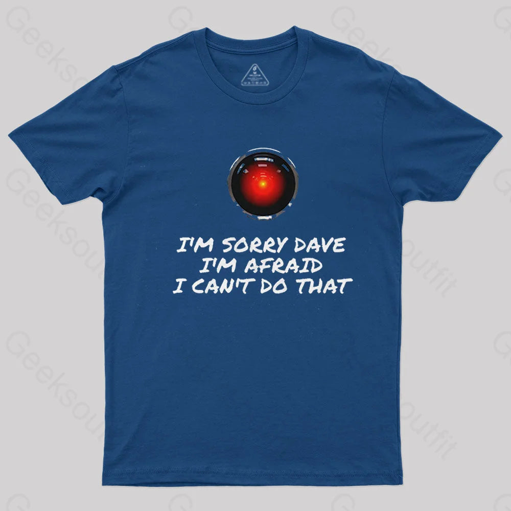 Buttoned TeeI'm Sorry Dave Nerd T-Shirt