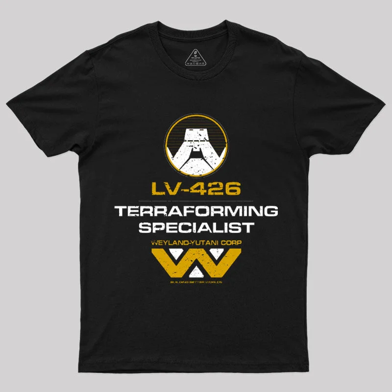 Bohemian TeeLV-426 Terraforming Specialist T-Shirt