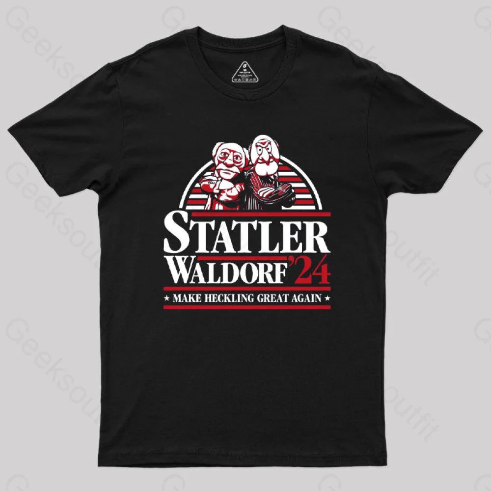 Windproof TeeMuppets Statler Waldorf - Make Heckling Great Again T-Shirt