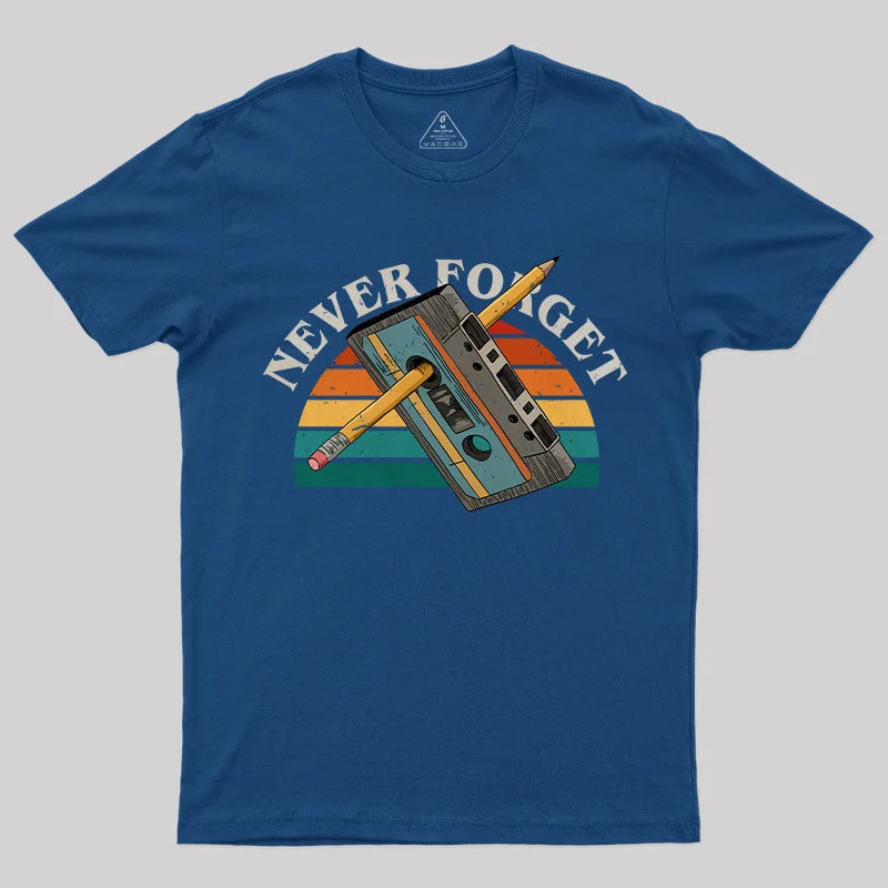 Embroidered TeeNever Forget T-Shirt