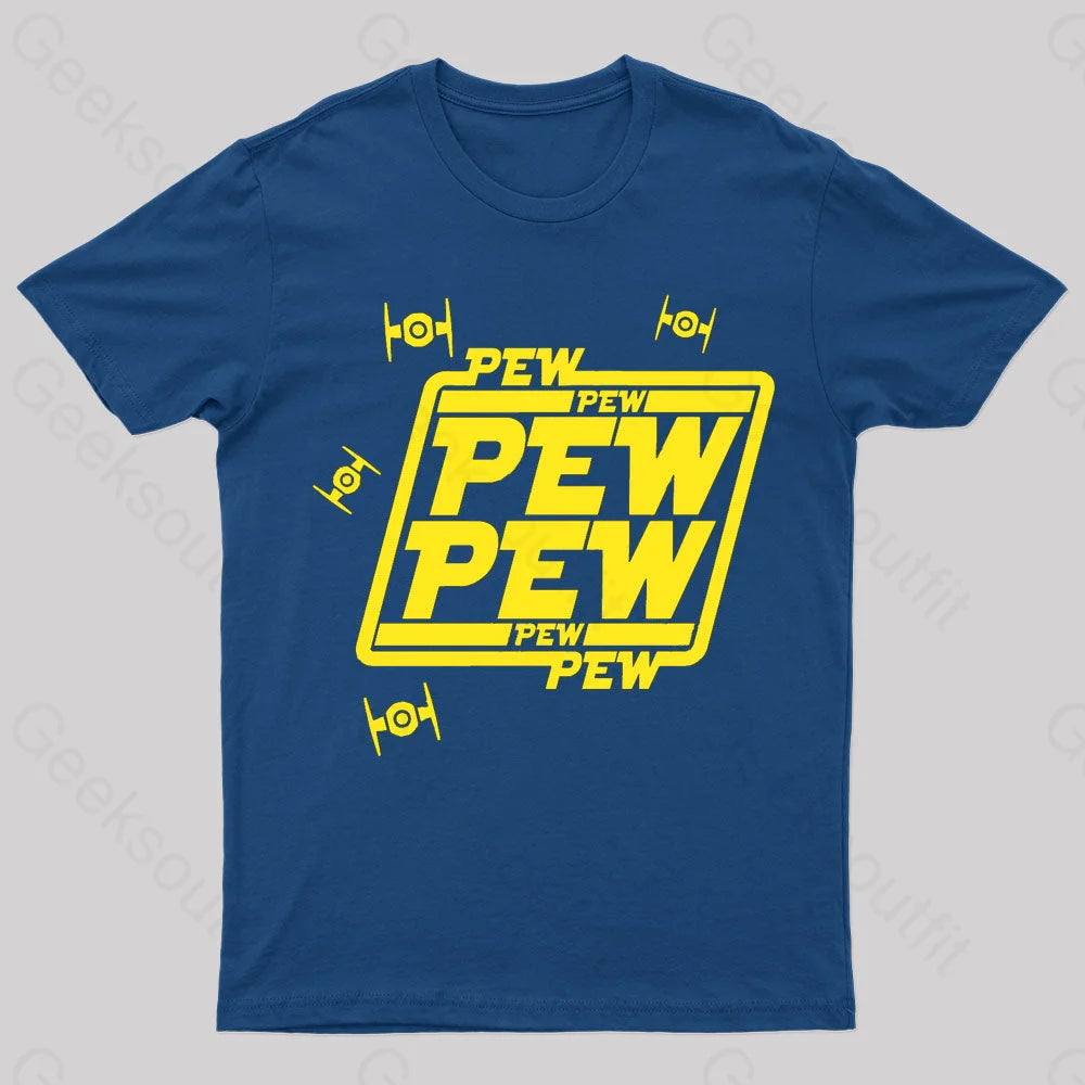 Strapped TeePew Pew Geek T-Shirt