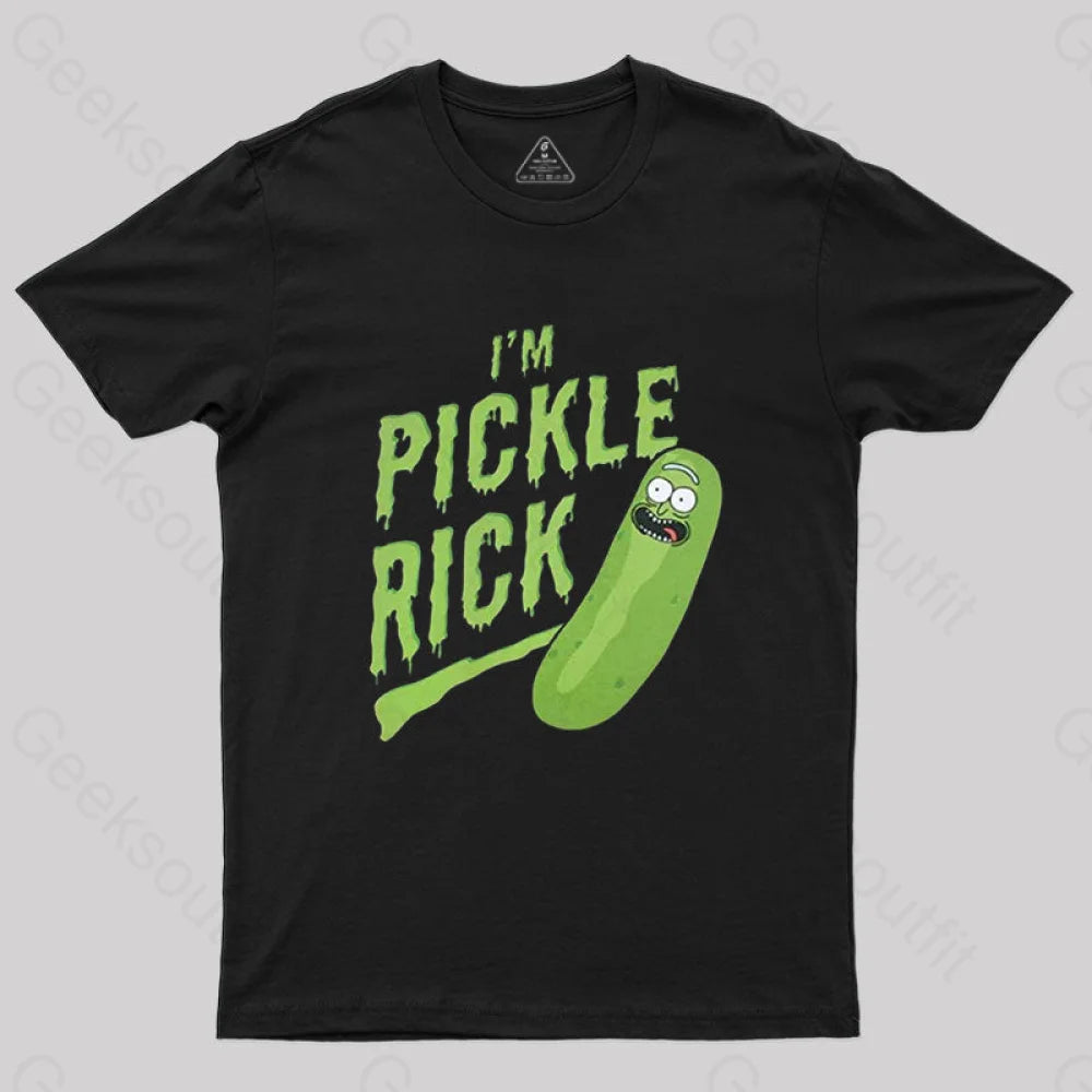 Glitter TeePickle Rick T-Shirt