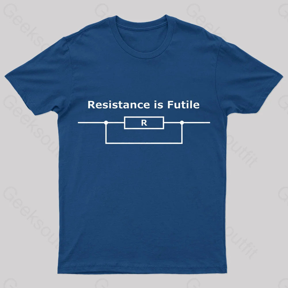 Eco-Friendly TeeResistance Is Futile Geek T-Shirt