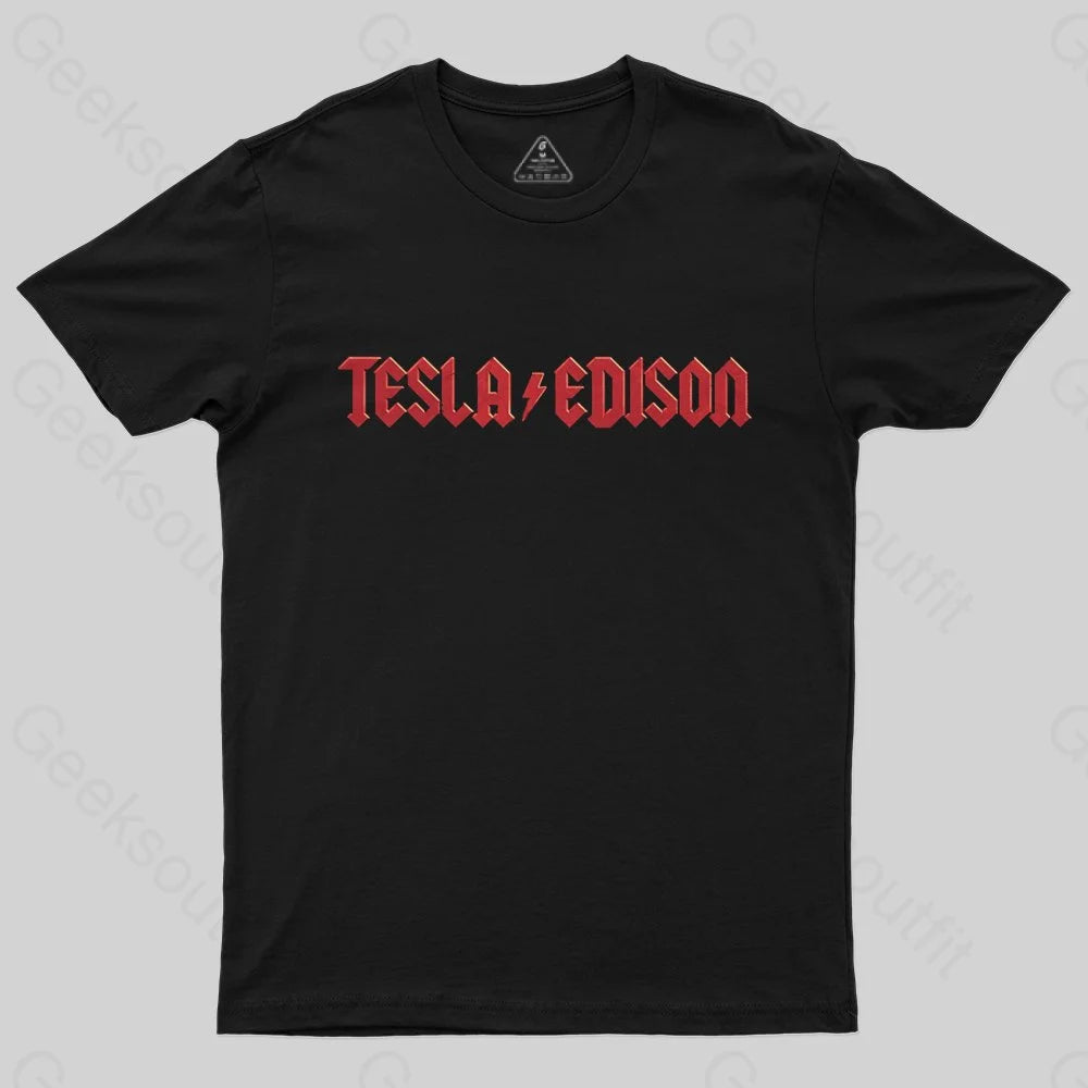 Zippered TeeTesla vs. Edison T-Shirt