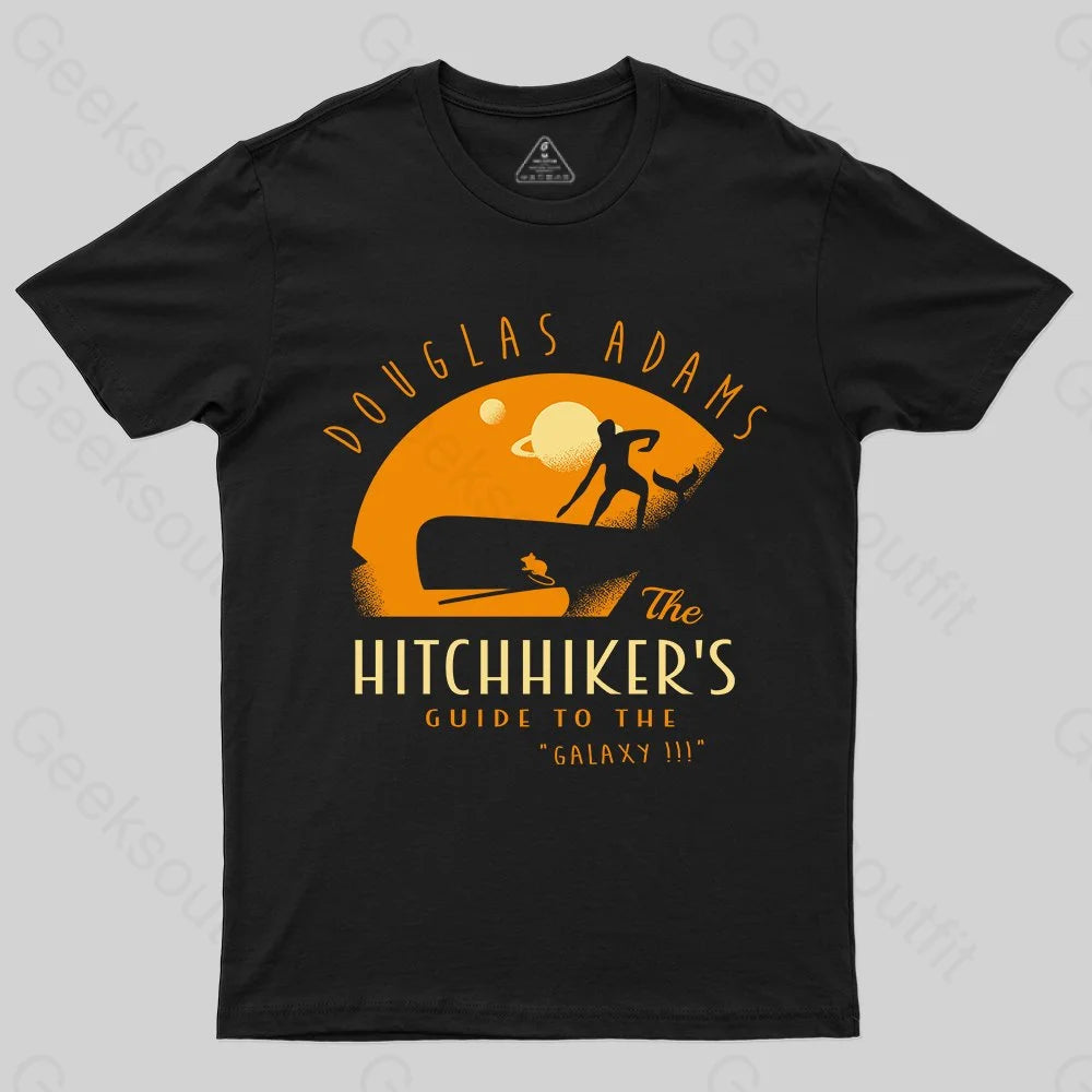 Stretchable TeeDouglas Adams The Hitchhiker's Guide to the Galaxy!!! T-Shirt