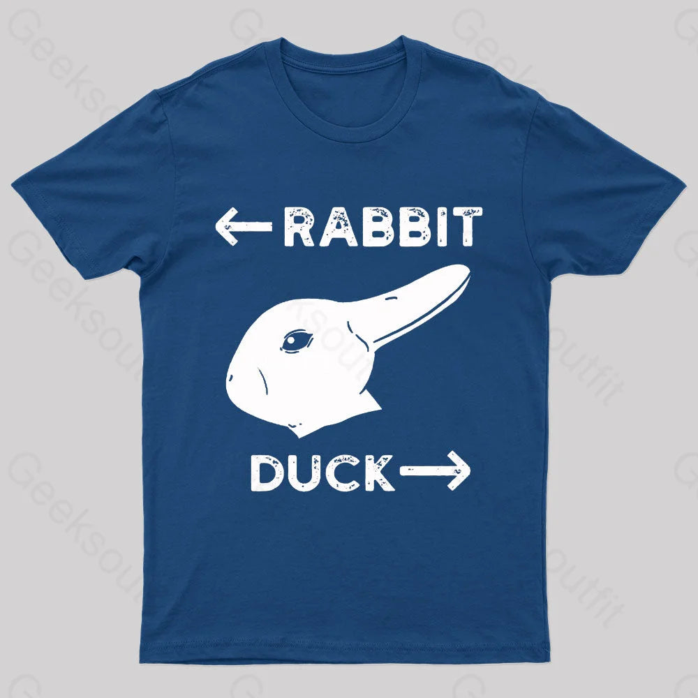 Fast-Fashion TeeWittgensteins Rabbit Duck Illusion Geek T-Shirt