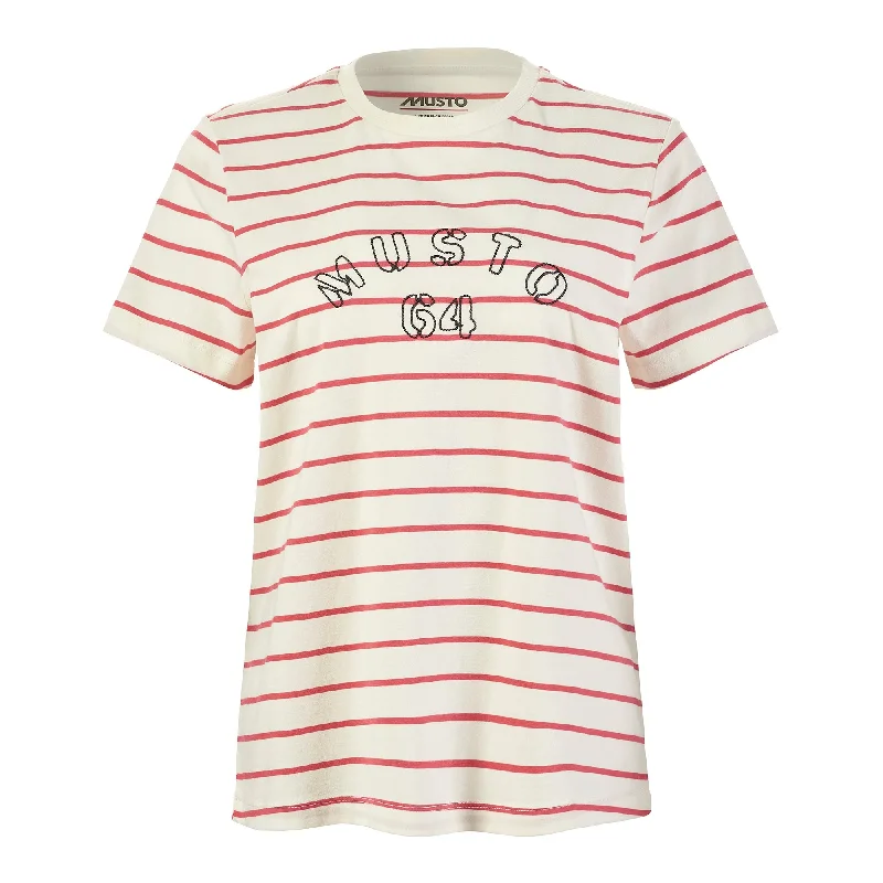 Linen TeeWOMEN'S CLASSIC STRIPED SHORT-SLEEVE T-SHIRT